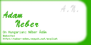 adam neber business card